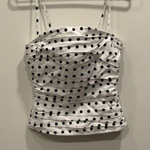 Reformation Rosie Top Malta Dot - Size 6